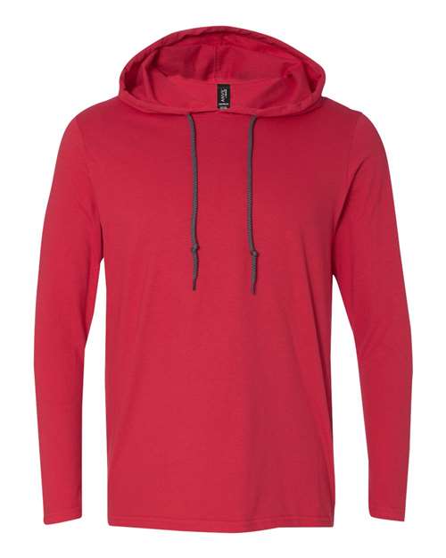 Men's Softstyle® Lightweight Hooded Long Sleeve T-Shirt