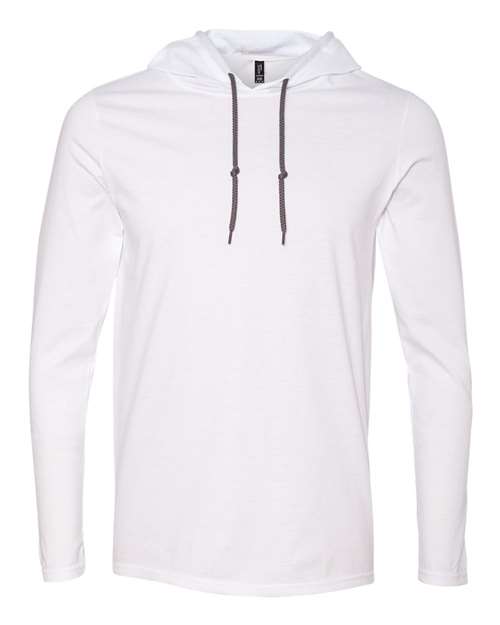 Men's Softstyle® Lightweight Hooded Long Sleeve T-Shirt