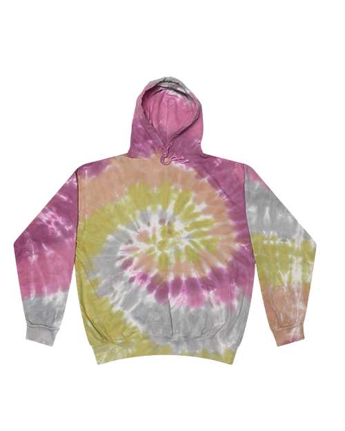 Unisex Tie-Dyed Hooded Sweatshirt - S