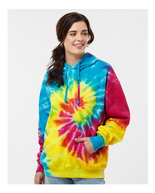 Unisex Tie-Dyed Hooded Sweatshirt - S
