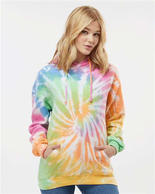 Unisex Tie-Dyed Cloud Fleece Hooded Sweatshirt