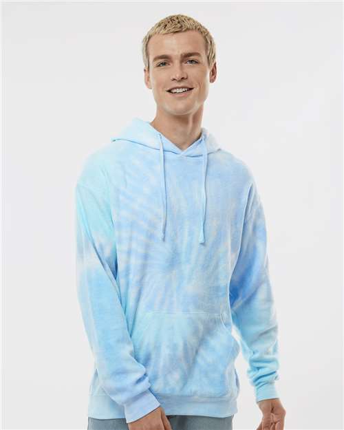 Unisex Tie-Dyed Cloud Fleece Hooded Sweatshirt