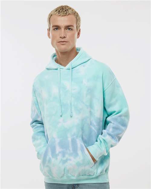 Unisex Tie-Dyed Hooded Sweatshirt - S