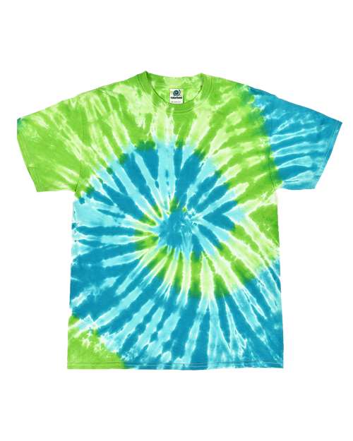 Unisex Multi-Color Tie-Dyed T-Shirt - L