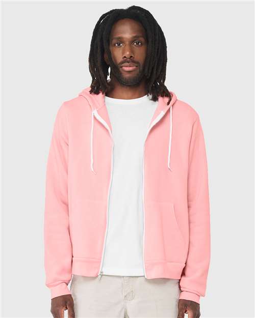 Unisex Sponge Fleece Full-Zip Hoodie Sweatshirt - XS