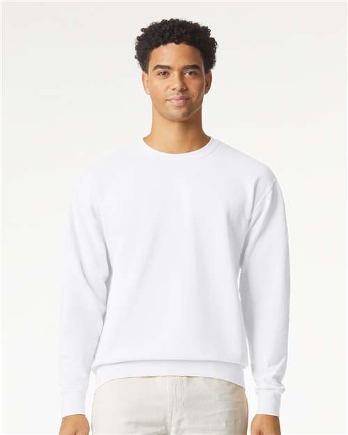 Unisex Garment-Dyed Lightweight Fleece Crewneck Sweatshirt
