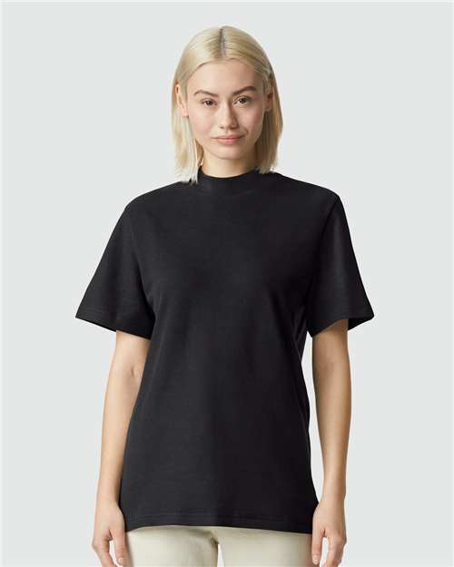 Pique Mockneck Tee