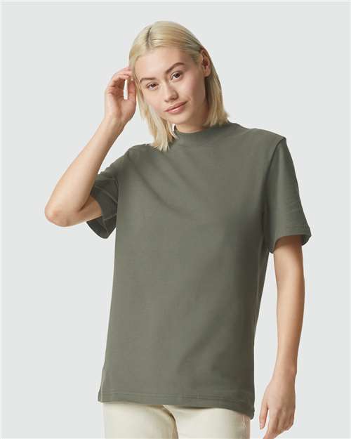 Pique Mockneck Tee
