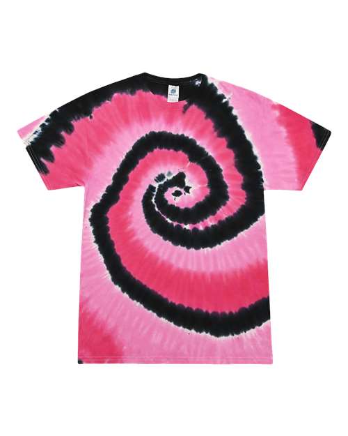 Unisex Multi-Color Tie-Dyed T-Shirt - L
