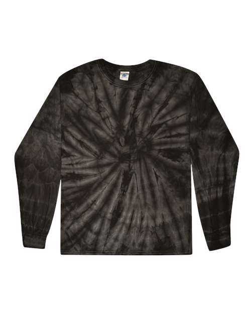 Unisex Tie-Dyed Long Sleeve T-Shirt - XL
