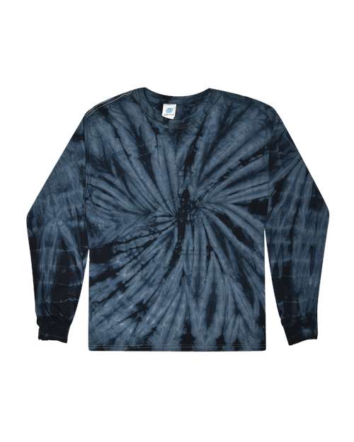 Unisex Tie-Dyed Long Sleeve T-Shirt - S