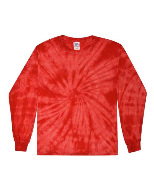 Unisex Tie-Dyed Long Sleeve T-Shirt - M