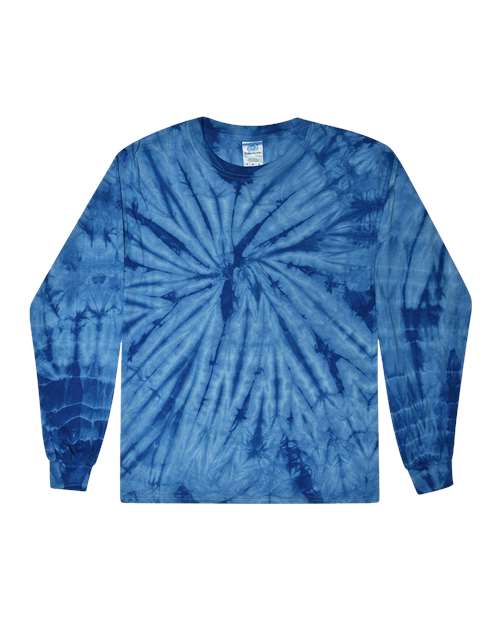Unisex Tie-Dyed Long Sleeve T-Shirt - S