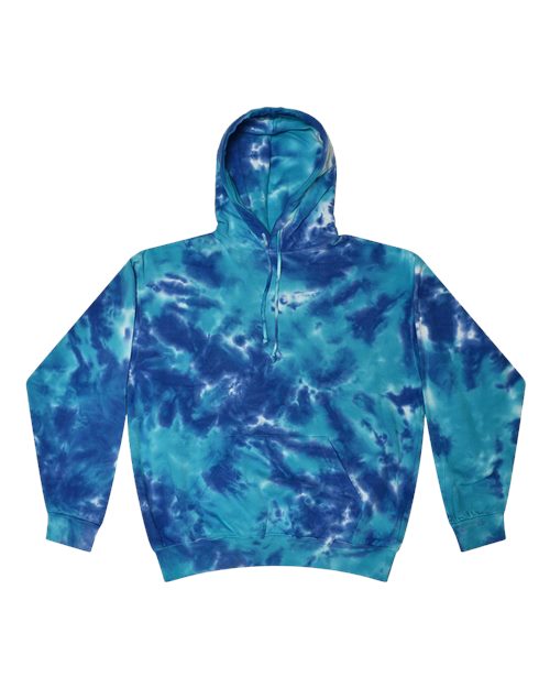 Unisex Tie-Dyed Hooded Sweatshirt - S