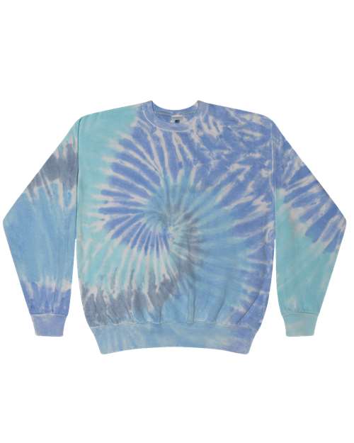 Unisex Tie-Dyed Fleece Crewneck Sweatshirt