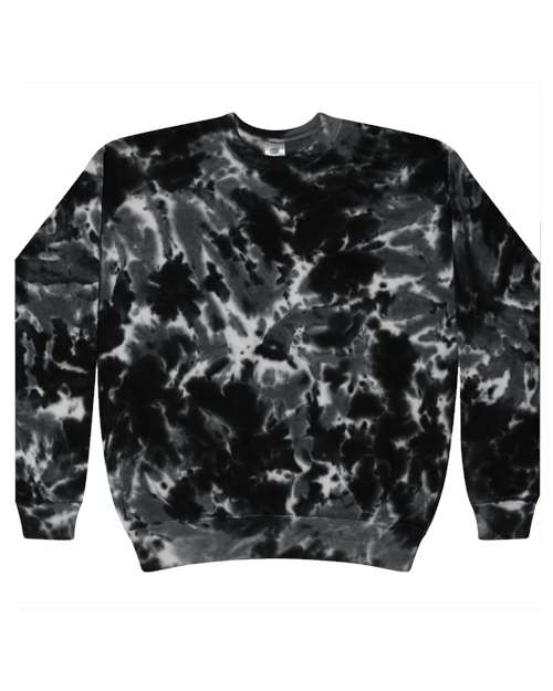 Unisex Tie-Dyed Fleece Crewneck Sweatshirt