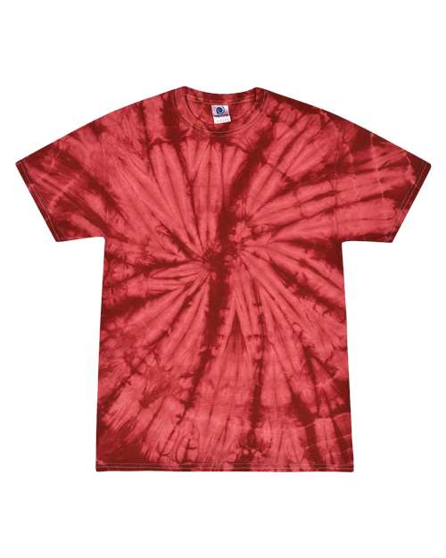 Unisex Multi-Color Tie-Dyed T-Shirt - L
