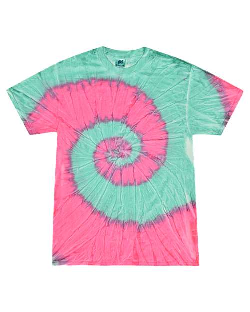 Unisex Multi-Color Tie-Dyed T-Shirt - L