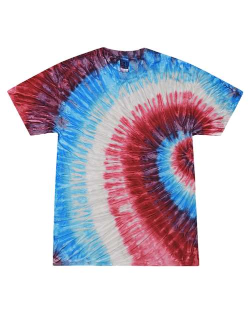 Unisex Multi-Color Tie-Dyed T-Shirt - L