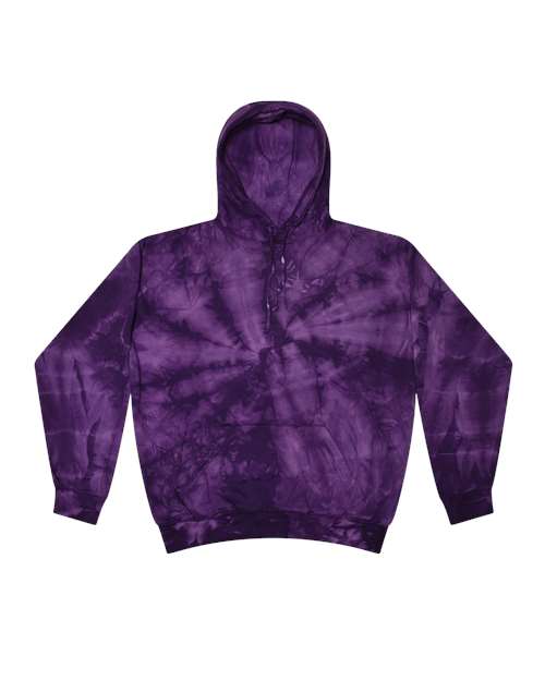 Unisex Tie-Dyed Hooded Sweatshirt - S