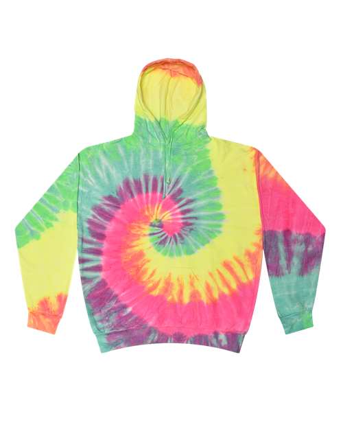 Unisex Tie-Dyed Hooded Sweatshirt - S