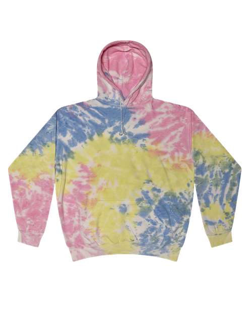 Unisex Tie-Dyed Hooded Sweatshirt - S