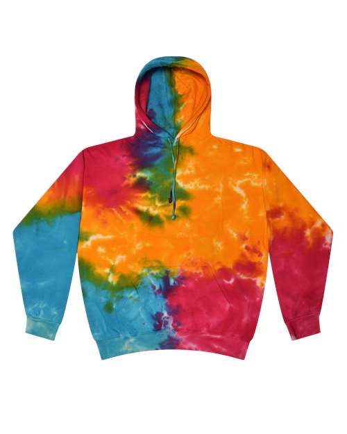Unisex Tie-Dyed Hooded Sweatshirt - S