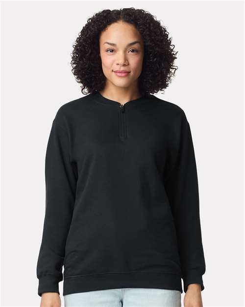Unisex Softstyle® Midweight 1/4 Zip Sweatshirt SF008