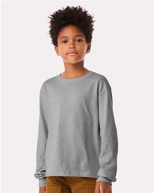 Youth 6oz. Heavyweight Long Sleeve Tee 3511Y