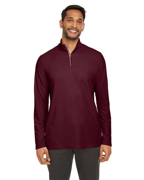 Men's Fusion ChromaSoftâ„¢ Pique Quarter-Zip Pullover