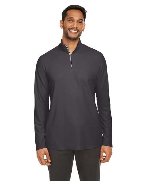 Men's Fusion ChromaSoftâ„¢ Pique Quarter-Zip Pullover