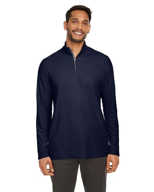 Men's Fusion ChromaSoftâ„¢ Pique Quarter-Zip Pullover