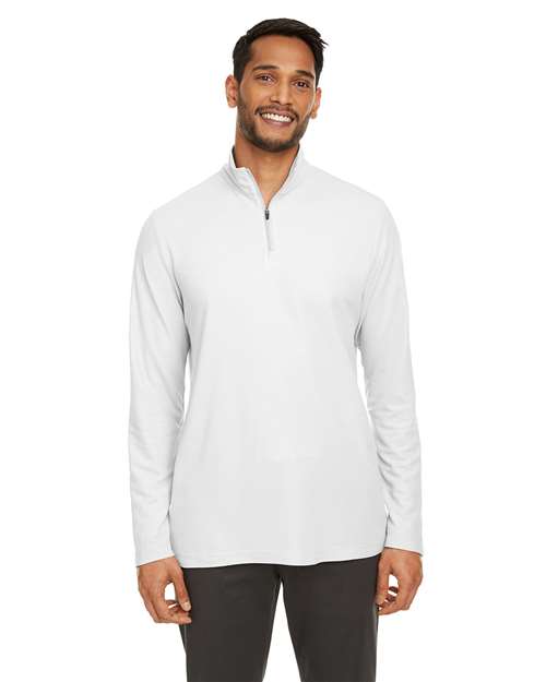 Men's Fusion ChromaSoftâ„¢ Pique Quarter-Zip Pullover
