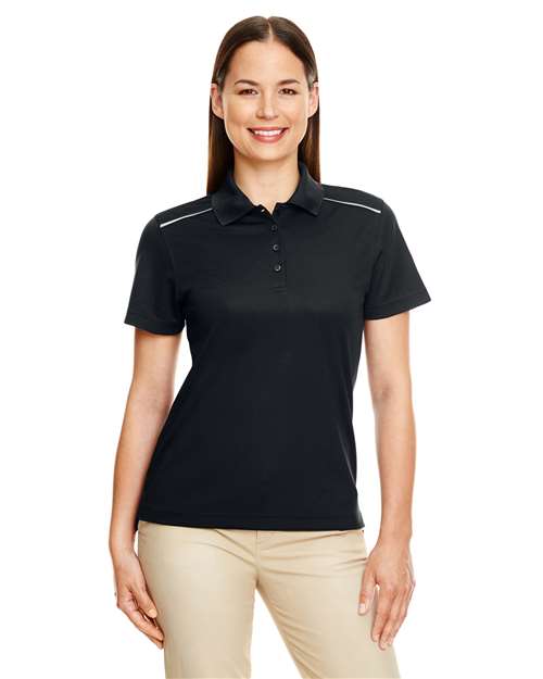Women's Radiant Performance Piqué Polo with Reflective Piping 78181R