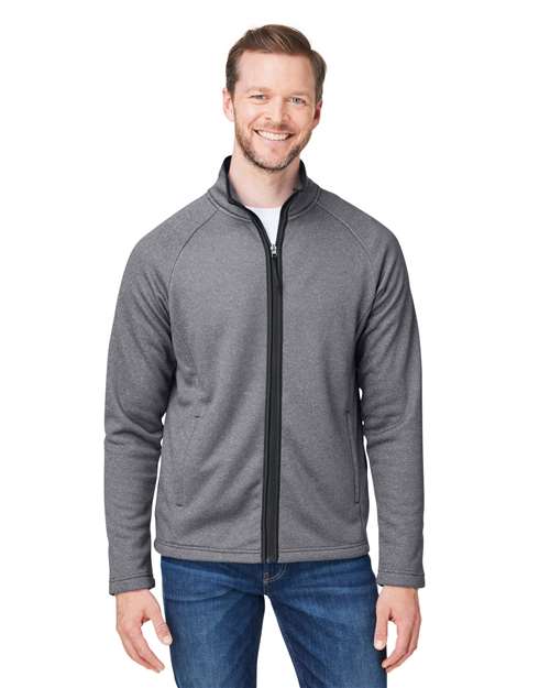 Men's Venture Heathered Stripe Full-Zip Jacket CE72