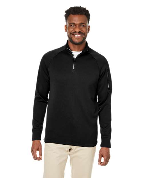 Unisex Fusion ChromaSoftâ„¢ Fleece Quarter-Zip Pullover