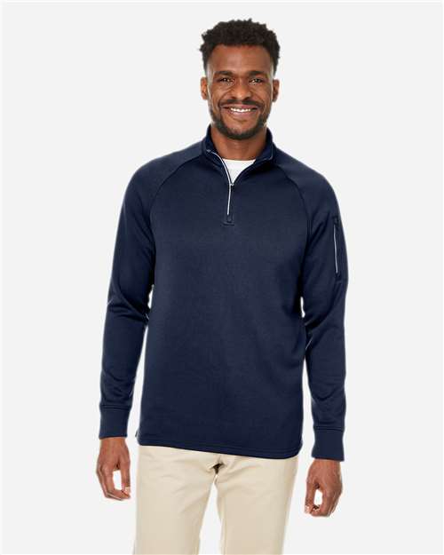 Unisex Fusion ChromaSoftâ„¢ Fleece Quarter-Zip Pullover