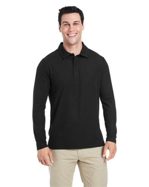 Men's Fusion ChromaSoftâ„¢ Long Sleeve Pique Polo