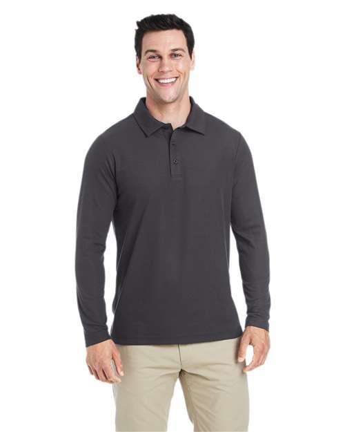 Men's Fusion ChromaSoftâ„¢ Long Sleeve Pique Polo