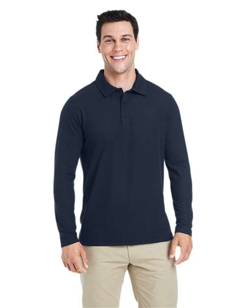 Men's Fusion ChromaSoftâ„¢ Long Sleeve Pique Polo