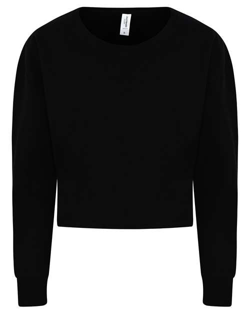 Women's Cropped Crewneck Sweatshirt JHA035