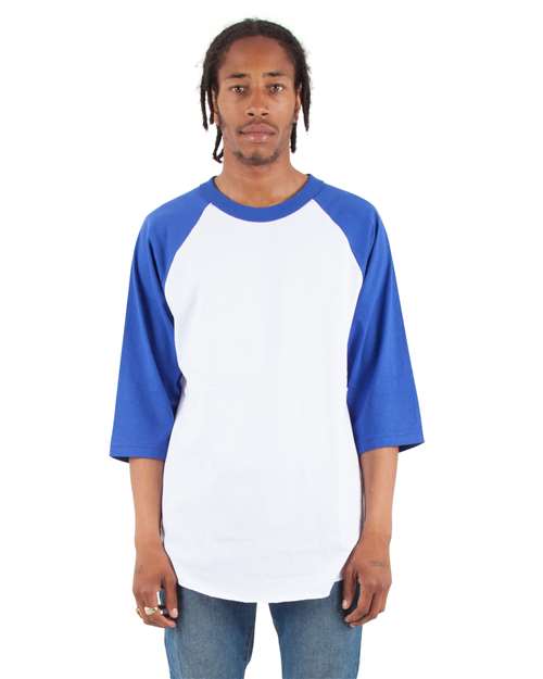 Unisex Three-Quarter Sleeve Raglan T-Shirt SHRAG