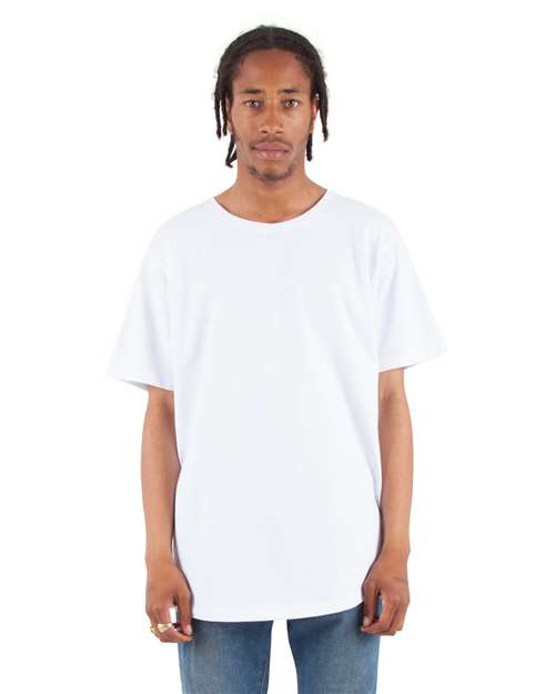 Unisex Curved Hem Long T-Shirt SHCLT