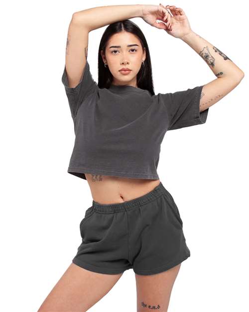 Women's Garment-Dye Fleece Shorts SHGWS