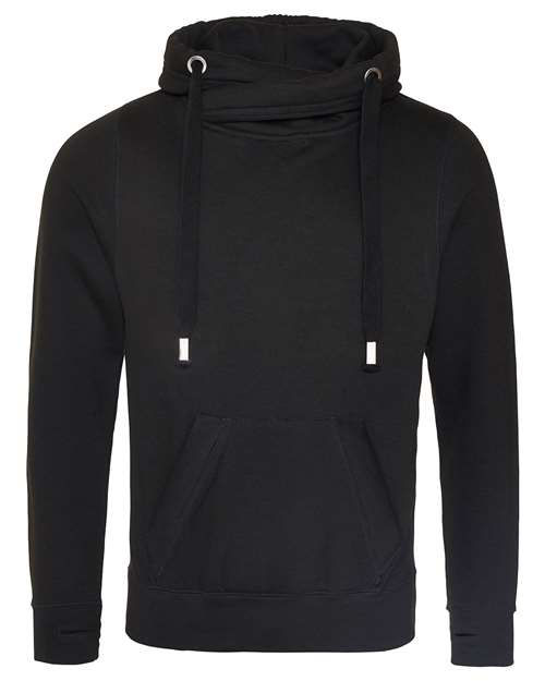 Unisex Cross Neck Hooded Sweatshirt