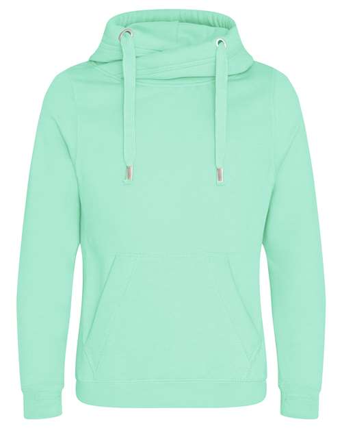 Unisex Cross Neck Hooded Sweatshirt