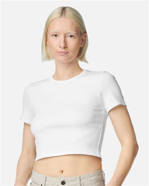 Women's Baby Rib Cropped Tee BR210
