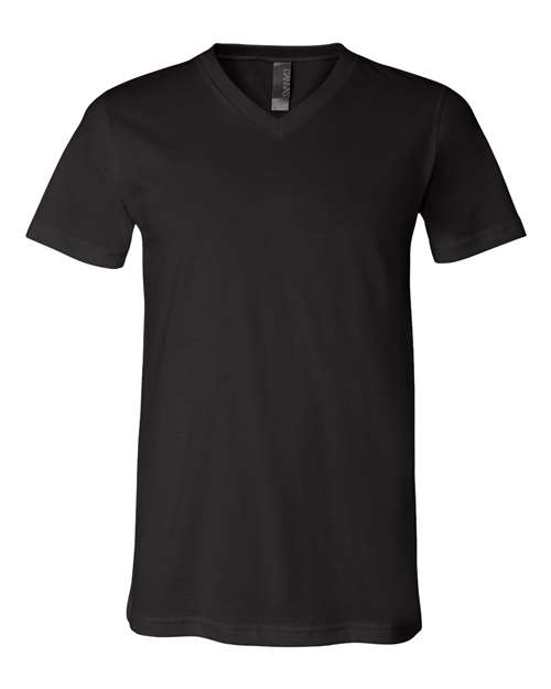 Unisex Jersey V-Neck Tee - L
