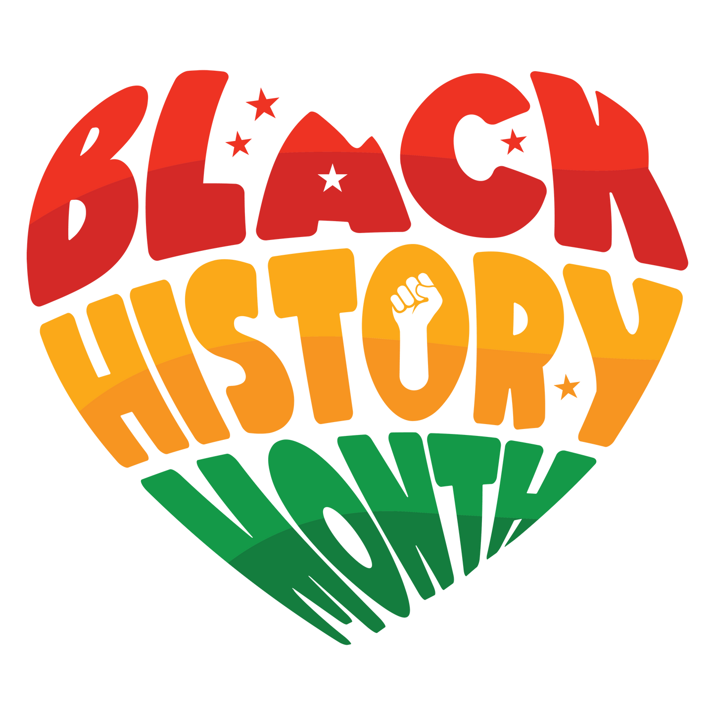 Black History Month DTF Print
