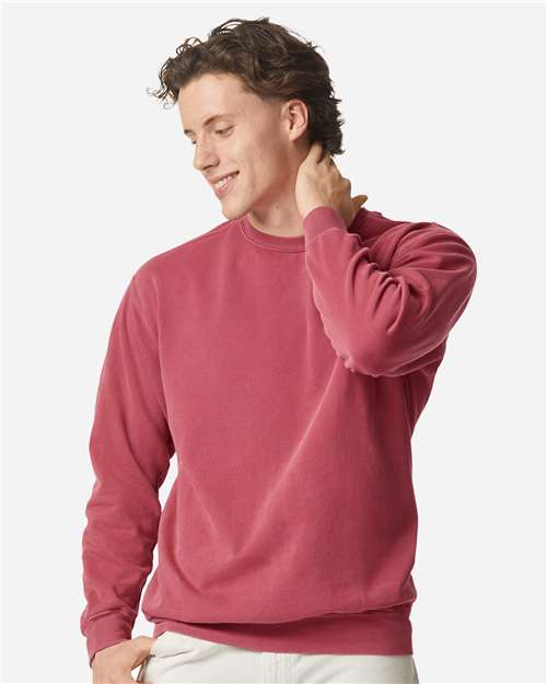 Unisex Garment-Dyed Crewneck Sweatshirt - L